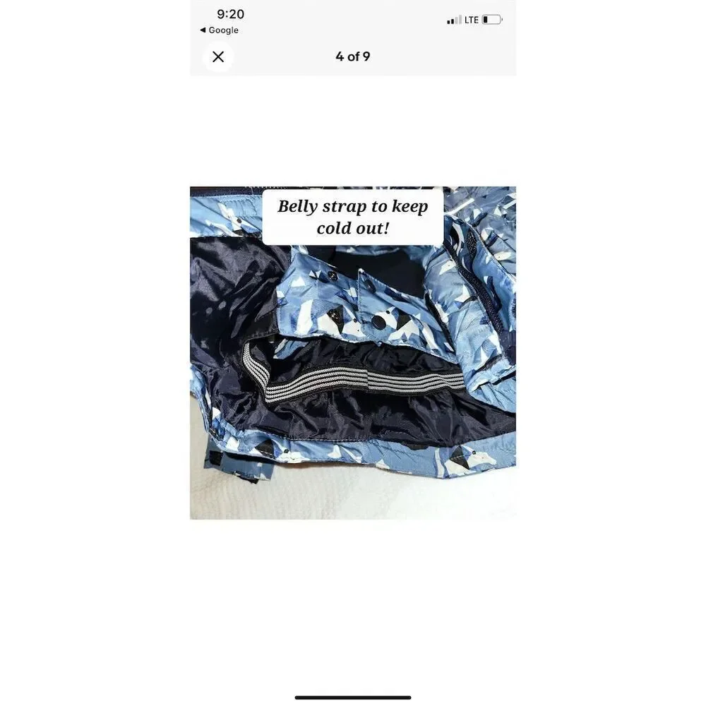 Lily & Dan Kids Winter Coat 2T Blue Polar Bear Mountain Theme Hooded